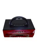 Caixa De Som Bluetooth Com Sd Card P2 Usb Radio Fm 80Db 15W Vermelho D-Bh2013 D-BH2013 GRASEP