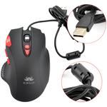 Mouse Gamer Usb Led 2400 Dpi 7 Botões Vermelho Kp-V31 KP-V31 KNUP