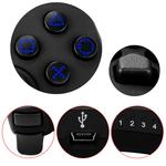 Controle Sem Fio 4 Em 1 Pc Ps1 Ps2 Ps3 Kp-4032 Azul KP-4032 KNUP