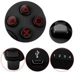 Controle Sem Fio 4 Em 1 Pc Ps1 Ps2 Ps3 Kp-4032 Vermelho KP-4032 KNUP