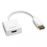 Conversor Displayport Para Hdmi Femea 23 Centimetros Branco DISPLAYPORT GENERICO