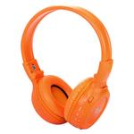 Headphone Com Entrada Sd Card Fm Stereo Radio Bluetooth Laranja Kp-347 KP-347 KNUP