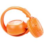 Headphone Com Entrada Sd Card Fm Stereo Radio Bluetooth Laranja Kp-347 KP-347 KNUP