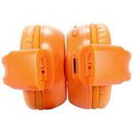 Headphone Com Entrada Sd Card Fm Stereo Radio Bluetooth Laranja Kp-347 KP-347 KNUP