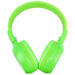 Headphone Com Entrada Sd Card Fm Stereo Radio Bluetooth Verde Kp-347 KP-347 KNUP