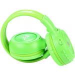 Headphone Com Entrada Sd Card Fm Stereo Radio Bluetooth Verde Kp-347 KP-347 KNUP