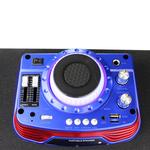 Caixa De Som Bluetooth Amplificada Sub Dj Usb Sd Fm Mic 40W Rms Azul D-BH2705 GRASEP