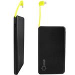 Carregador Portatil Power Bank 5000Mah com Cabo V8 Preto Lotus LT-952 LT-952 LOTUS