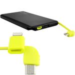 Carregador Portatil Power Bank 5000Mah com Cabo V8 Preto Lotus LT-952 LT-952 LOTUS