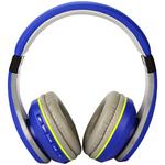 Headphone Bluetooth Fm E Cartão Sd Dobravel Azul KP-409 KNUP