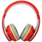 Headphone Bluetooth Fm E Cartão Sd Dobravel Vermelho KP-409 KNUP