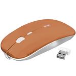 Mouse Wireless 10 Metros 1600 Dpi Recarregável Dourado Knup G21 G21 KNUP