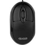 Mouse Óptico Usb Para Pc E Notebook Giga Preto 4250-01 GIGA