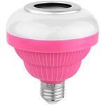 Lâmpada Led Music Bluetooth 7W Caixa De Som Com Controle Cl-676 Rosa CL-676 GENERICO