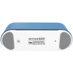 Caixa De Som Bluetooth Portátil Speaker Usb Sd Card V8 Azul S207 DEX