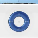 Caixa De Som Bluetooth Portátil Speaker Usb Sd Card V8 Azul S207 DEX