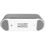 Caixa De Som Bluetooth Portátil Speaker Usb Sd Card V8 Cinza S207 DEX