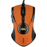 Mouse Gamer Skeleton 2400 Dpi 6 Botões Laranja Knup Kp-v21 KP-V21 KNUP