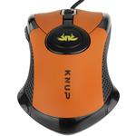 Mouse Gamer Skeleton 2400 Dpi 6 Botões Laranja Knup Kp-v21 KP-V21 KNUP