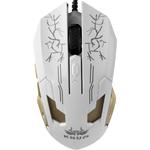 Mouse Gamer Pro Led Alta Precisão Pc Notebook 3200 Dpi Branco Knup KP-V35 KNUP