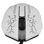 Mouse Gamer Pro Led Alta Precisão Pc Notebook 3200 Dpi Branco Knup KP-V35 KNUP