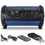 Caixa de Som Portatil Bluetooth Fm Sd Usb Grasep Azul D-p5 D-P5 GRASEP