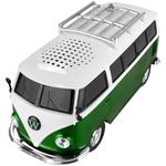 Caixa De Som Kombi 3W Usb Mp3 Fm Sd Card Verde WS-266 WS-266 XTRAD