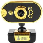 Web Cam Para Pc 16Mb Com Microfone Led Amarelo N-100MV -OEM N-100MV INFOKIT