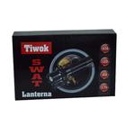 Lanterna de Led Sinalizador 880000 Lumens Swat 3.7V Com Bateria e Carregador Automotivo BXD-8008 BXD-8008 GENERICO