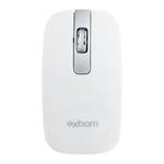 Kit Teclado E Mouse Wireless Branco EXBOM BK-S1000 BK-S1000F EXBOM