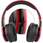 Headphone Fone Ouvido Bluetooth Fm/sd Atende Chamada Kp-411 Vermelho KP-411 KNUP