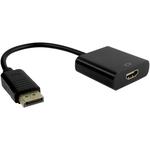 Conversor Displayport Para Hdmi Femea 23 Centimetros Preto DISPLAYPORT GENERICO