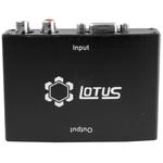 Adaptador Conversor VGA Para HDMI Com Áudio 1080P Preto LT-108 LOTUS