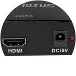 Adaptador Conversor VGA Para HDMI Com Áudio 1080P Preto LT-108 LOTUS