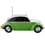 Caixa De Som Fusca 3W USB Com SD Card MP3 FM Verde WS-528 WS-1958 XTRAD