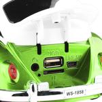 Caixa De Som Fusca 3W USB Com SD Card MP3 FM Verde WS-528 WS-1958 XTRAD