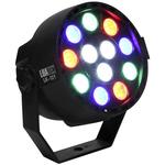 Mini Refletor 12 Leds Digital Strobo Efeito Rgbw Luatek LK-121 LUATEK