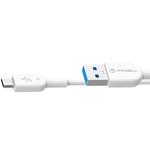 Cabo Micro USB V8 1 Metro Branco PMCELL CB-11 PMCELL