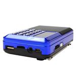 Mini Radio FM USB 3W SD Card Azul J-31A J-31 ALTOMEX