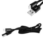 Cabo USB Lightning Para iPhone 2A 1 Metro em Nylon Preto PMCELL CB-21 CB-21 PMCELL