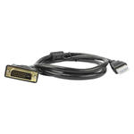 Cabo DVI Macho Para HDMI 1.5 Metros Com Ponta HDMI 24+1 DVI X HDMI GENERICO