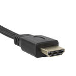 Cabo Hdmi 10 Metros 2.0 4K HD Macho Para Macho Com Malha Achatado EBAI FZF-19HD-10 FZF-19HD-10 EBAI